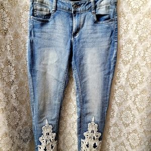 MUDD (girls) laced jeans